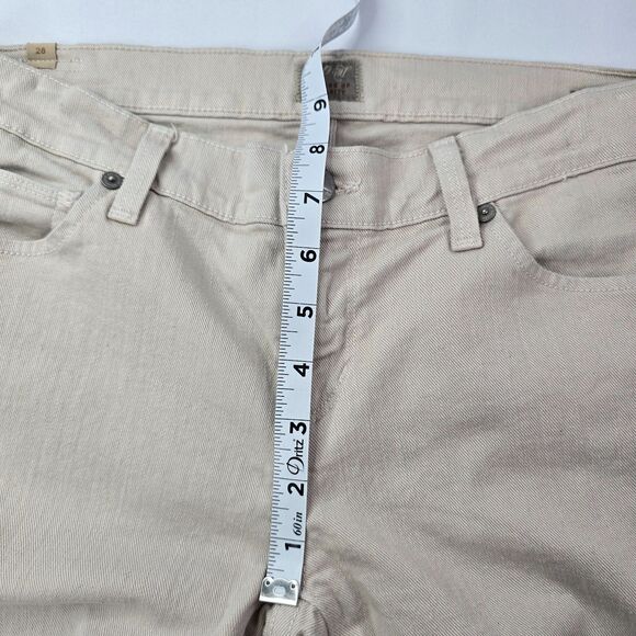 Citizens of Humanity Avedon low rise skinny jeans cream off white size 28 - Picture 5 of 8